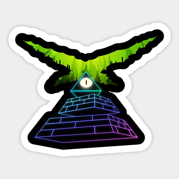 Weirdmageddon | Gravity Falls Sticker by spookyART